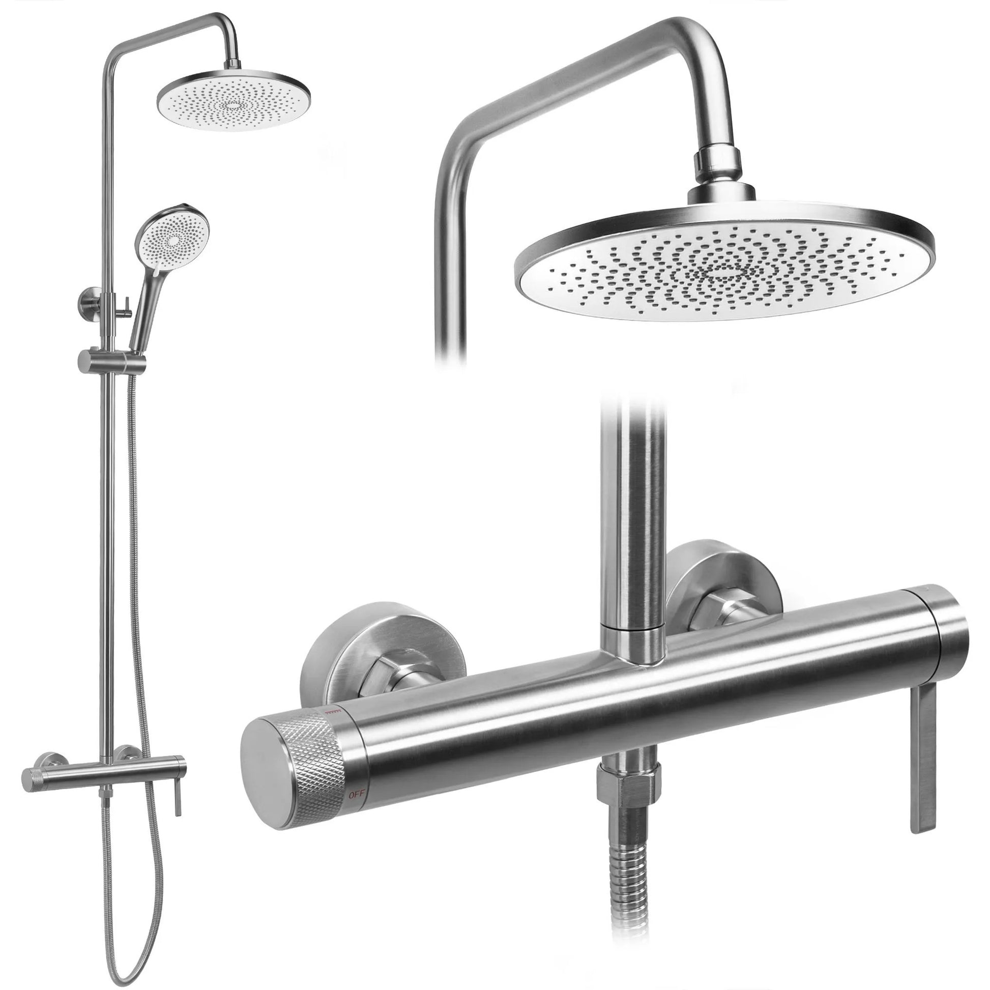 Set dus Rea Rivo Brush Nickel  1