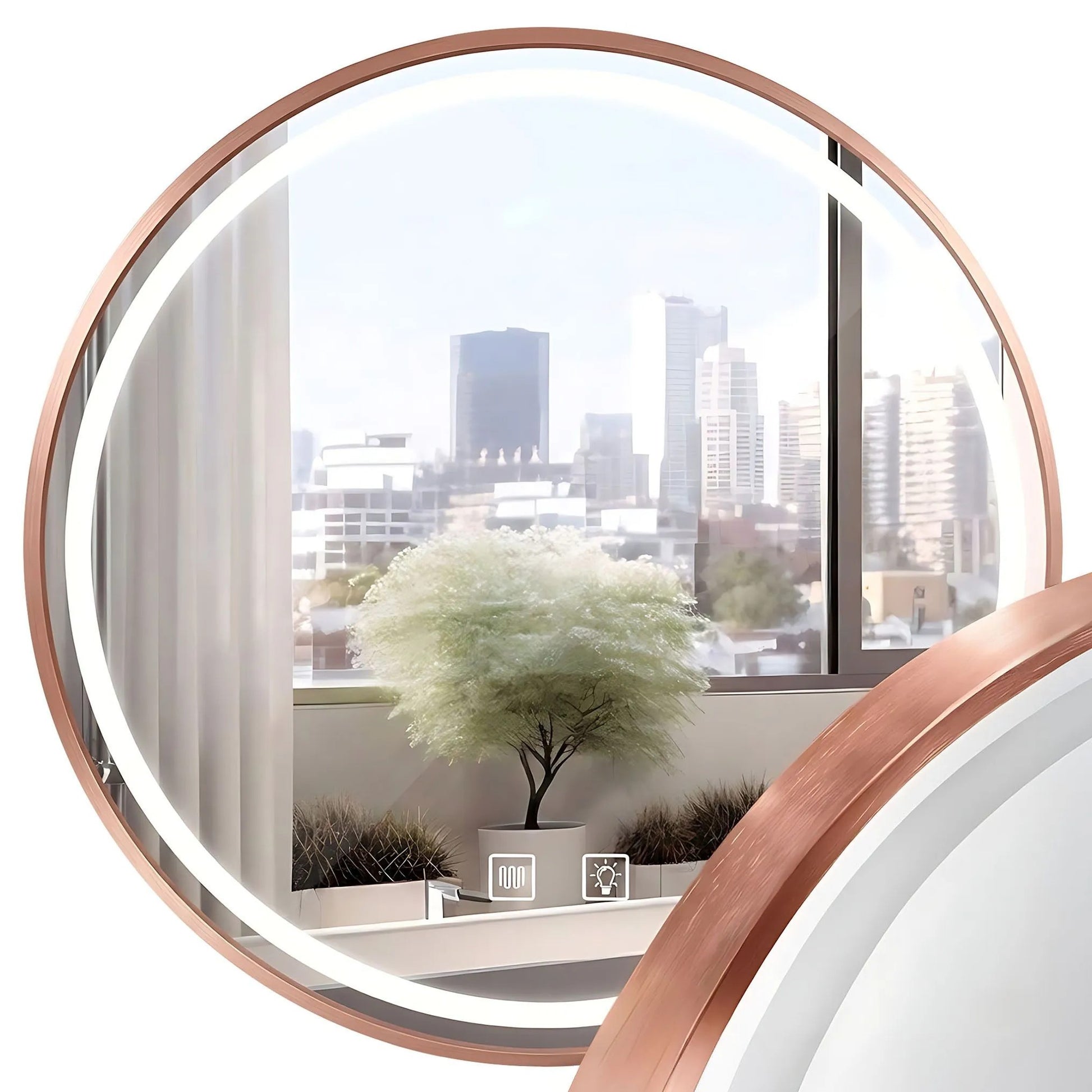Oglindă LED 100cm MMJ BRUSH COPPER  1
