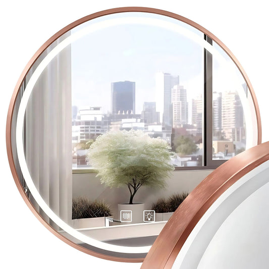 Oglindă LED 100cm MMJ BRUSH COPPER  1