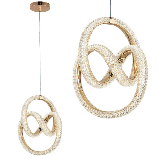 Lampă suspendată LED G068-CP Gold  1