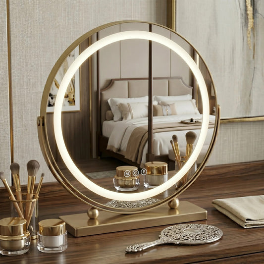 Oglindă LED MAKE-UP L.Gold 40 cm  1