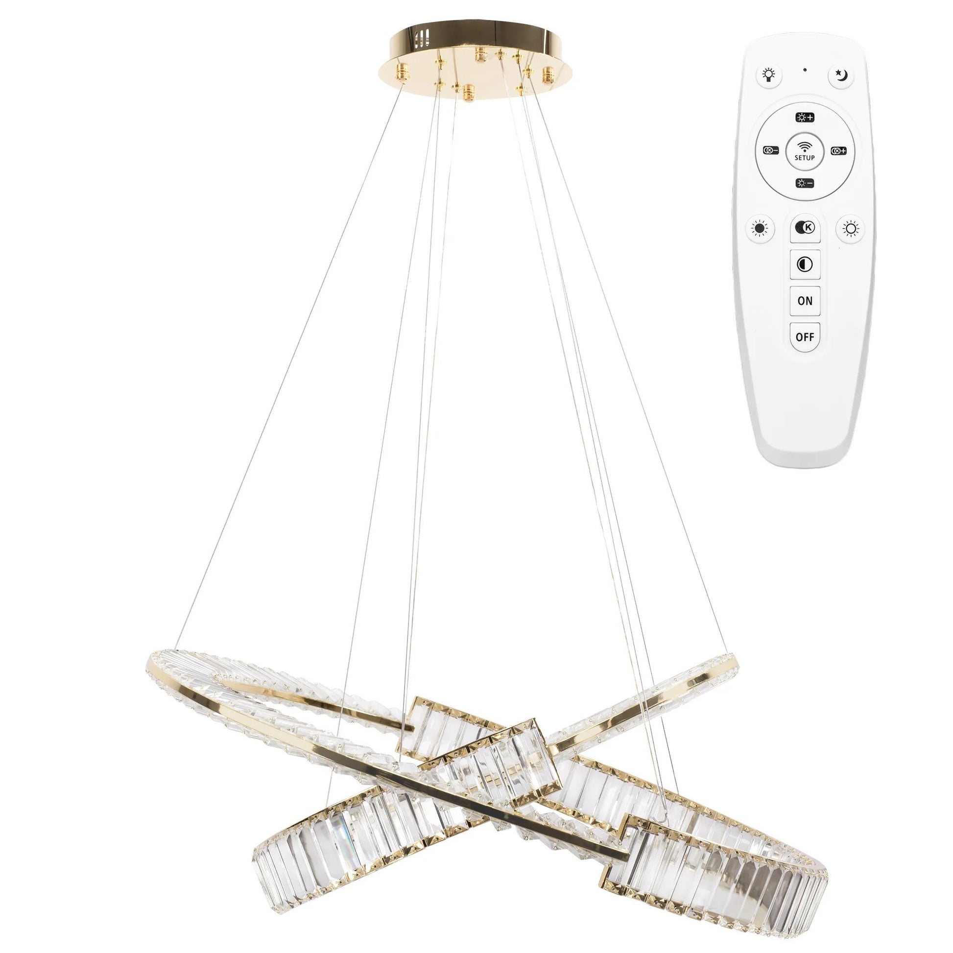 Lampa LED APP1524-CP60/80 GOLD  1