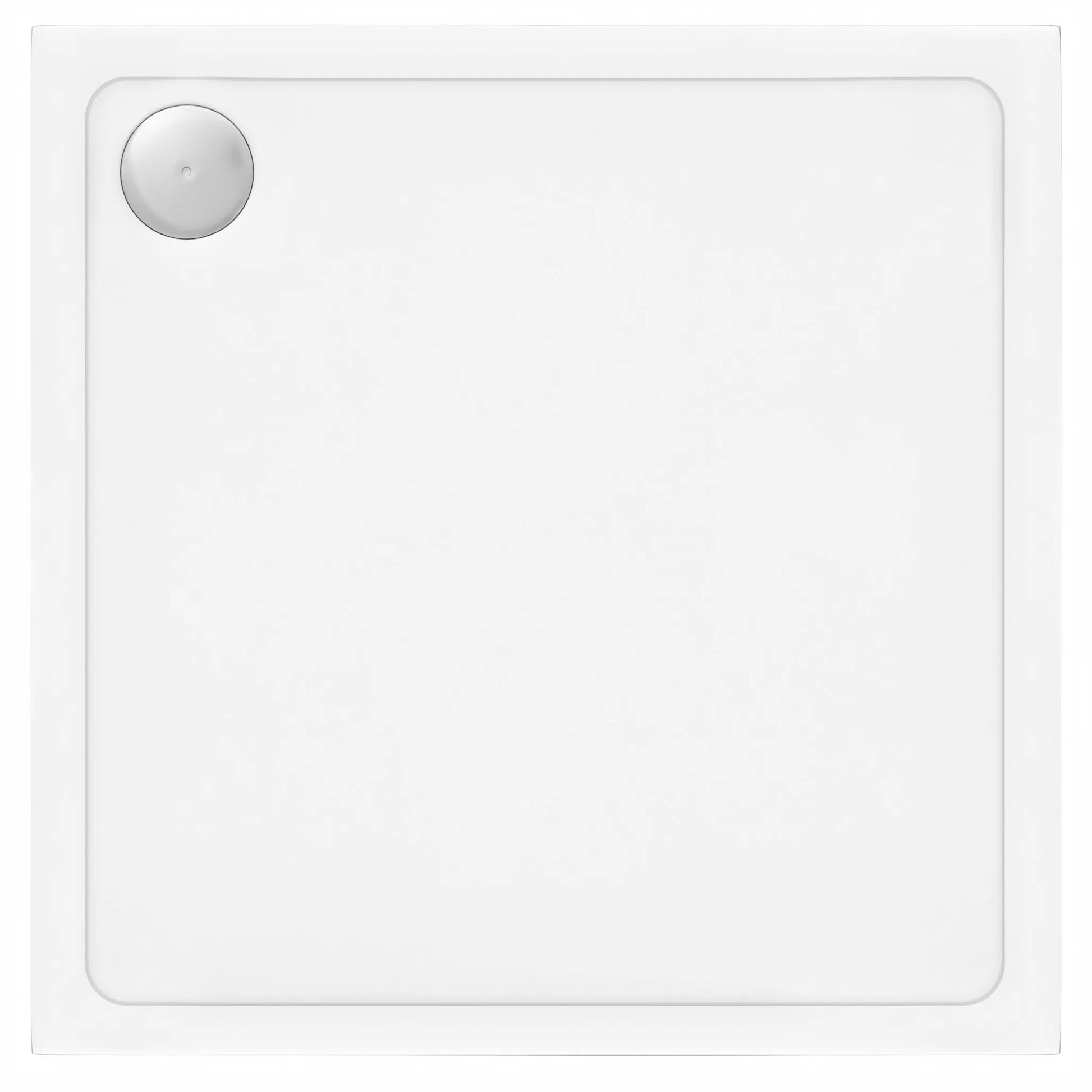 Cada pentru dus din acril Rea Savoy alb 80x80 Capac aur periat 1