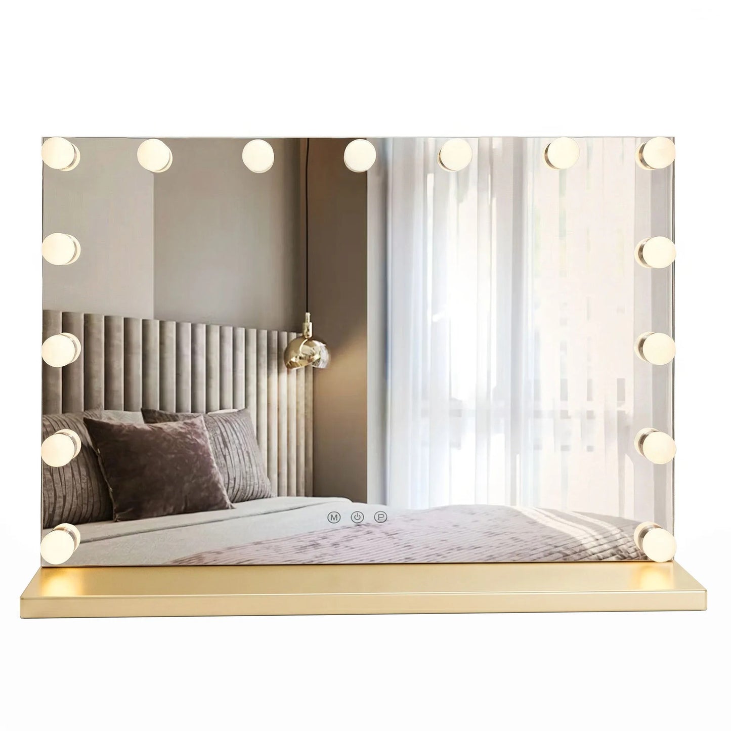 Oglindă LED HOLLYWOOD L.Gold  1