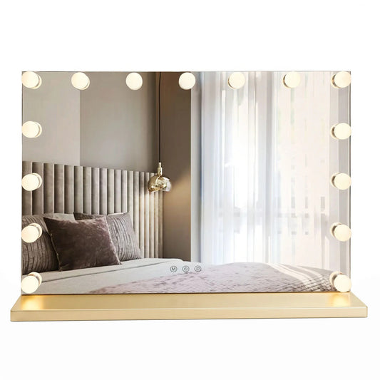 Oglindă LED HOLLYWOOD L.Gold  1