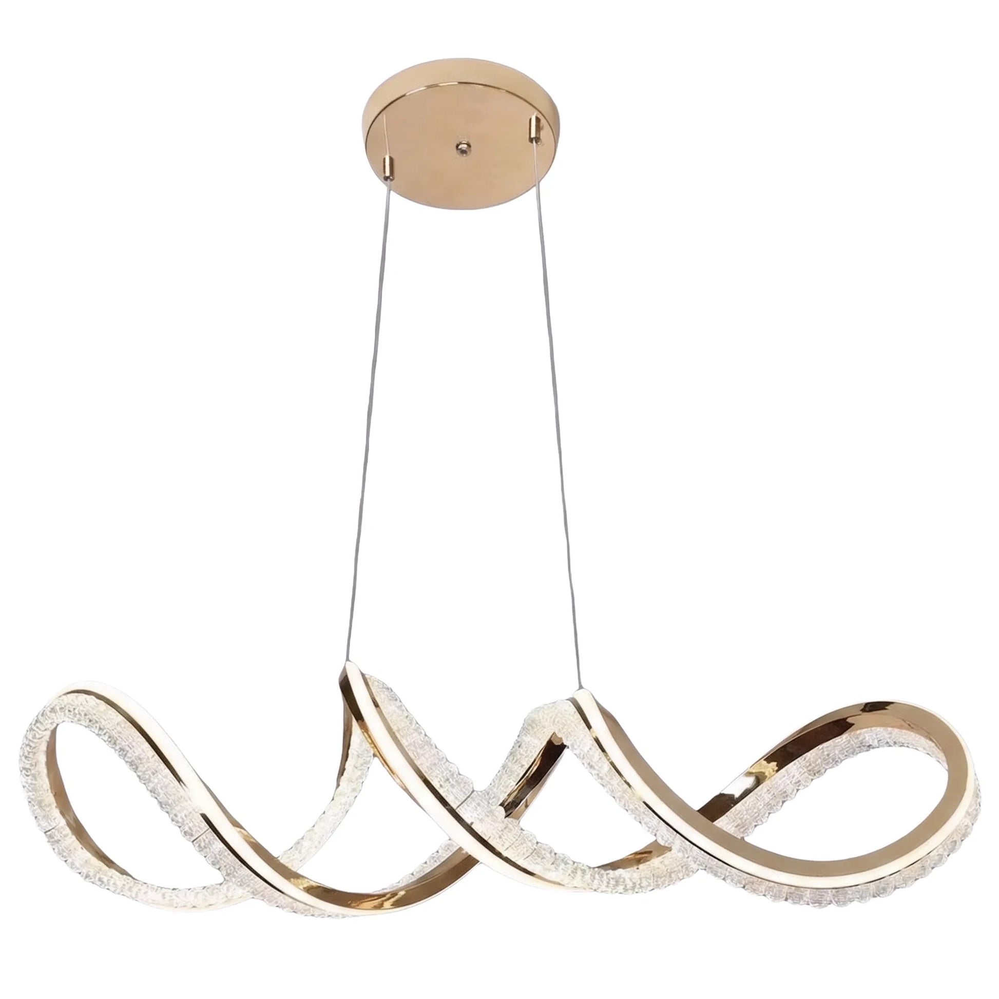 LAMPĂ SUSPENDATĂ DE TAVAN G154-CP GOLD  1