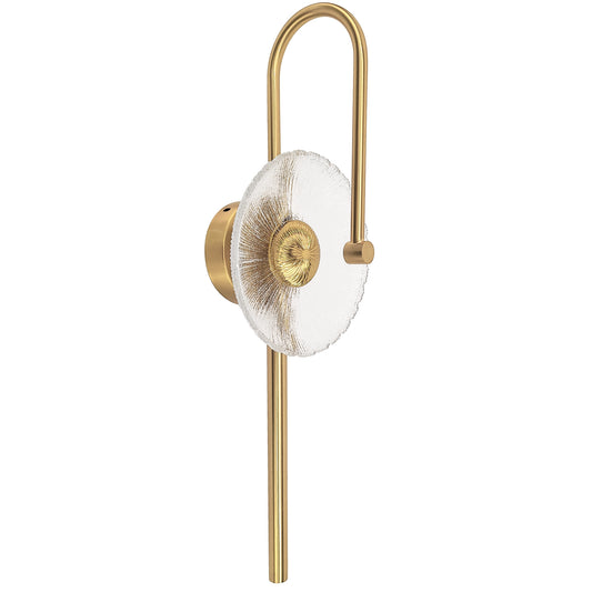 Aplică De Perete Led Lhj072-w Brush Gold  1