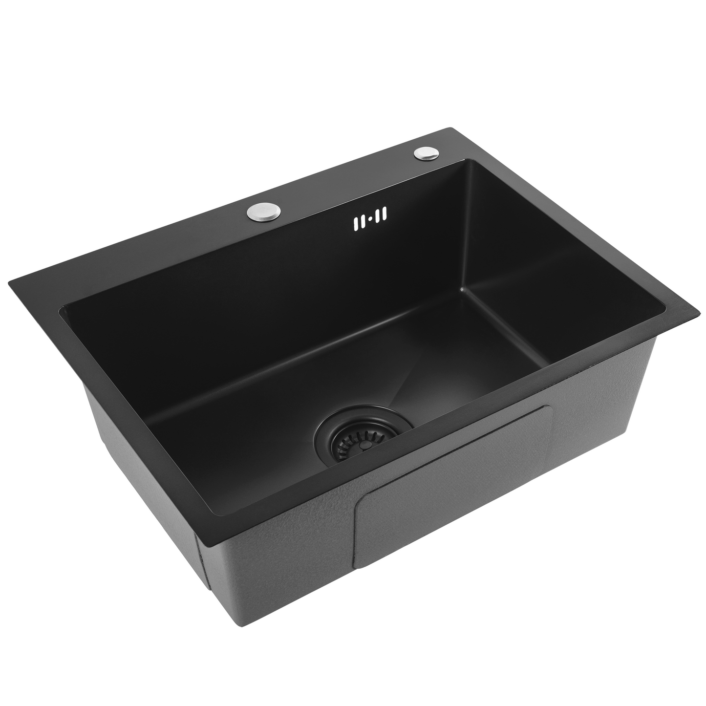 Chiuvetă Inox Liam Black cu robinet de bucătărie 8