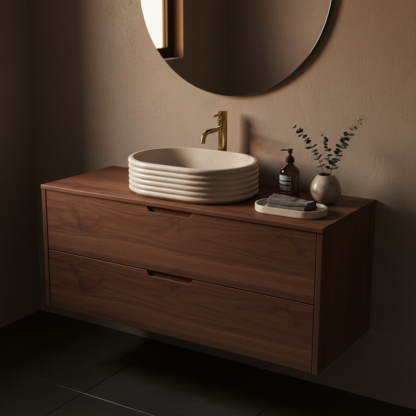 Lavoar pe blat Nicoletta Beige  4