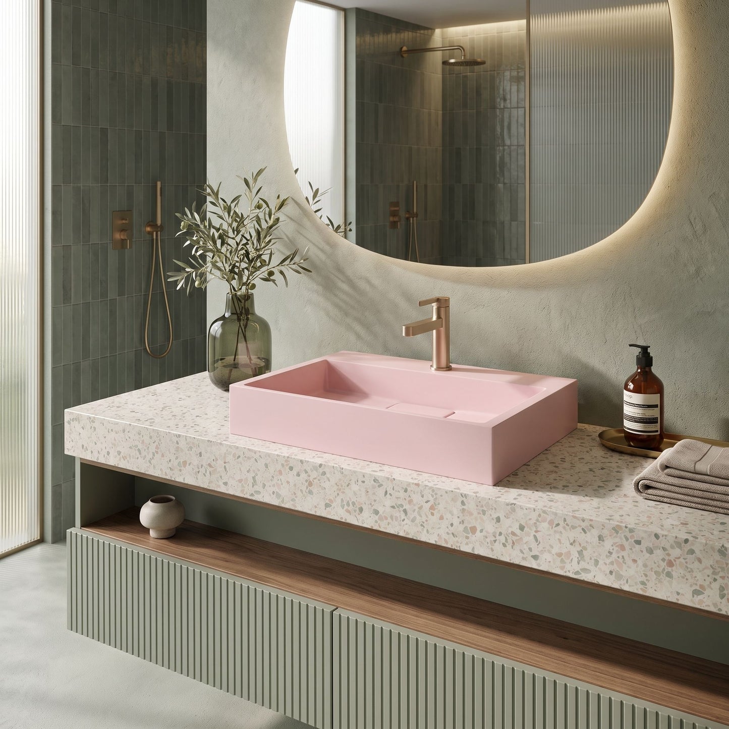 Lavoar Pentru Blat GOYA PINK 50CM 6