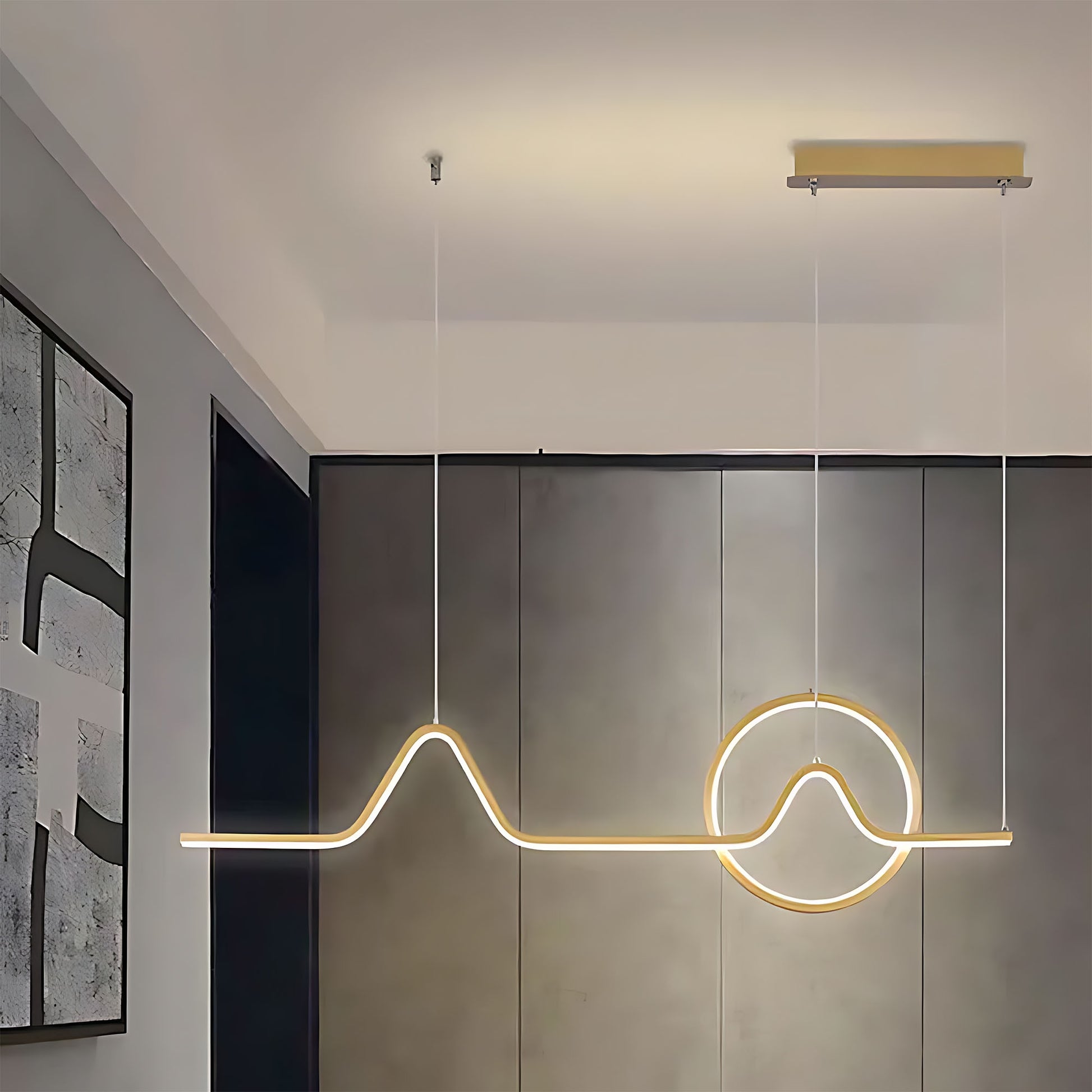 Lampa Led Lhj022-cp 120 Cm Gold  11