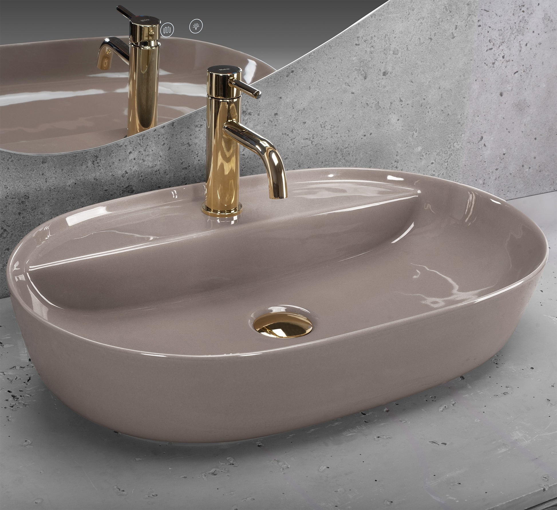Lavoar De Blat Rea Aura 61 Beige Shiny  2