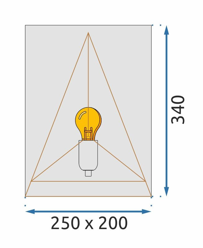 Lampă De Perete Sticlă APP1095-1W Black  7