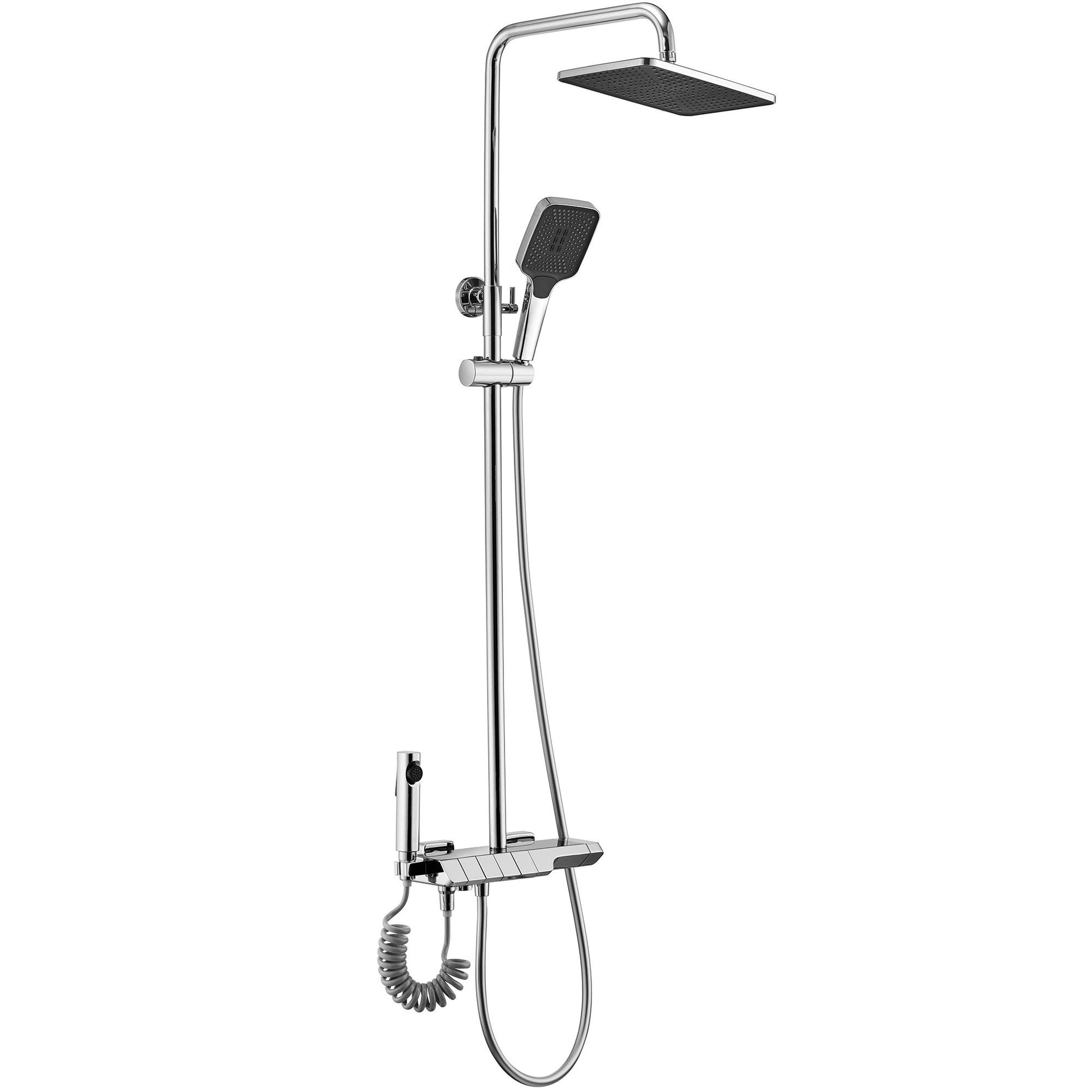 Coloana de dus cu termostat REA ROB Chrome  7
