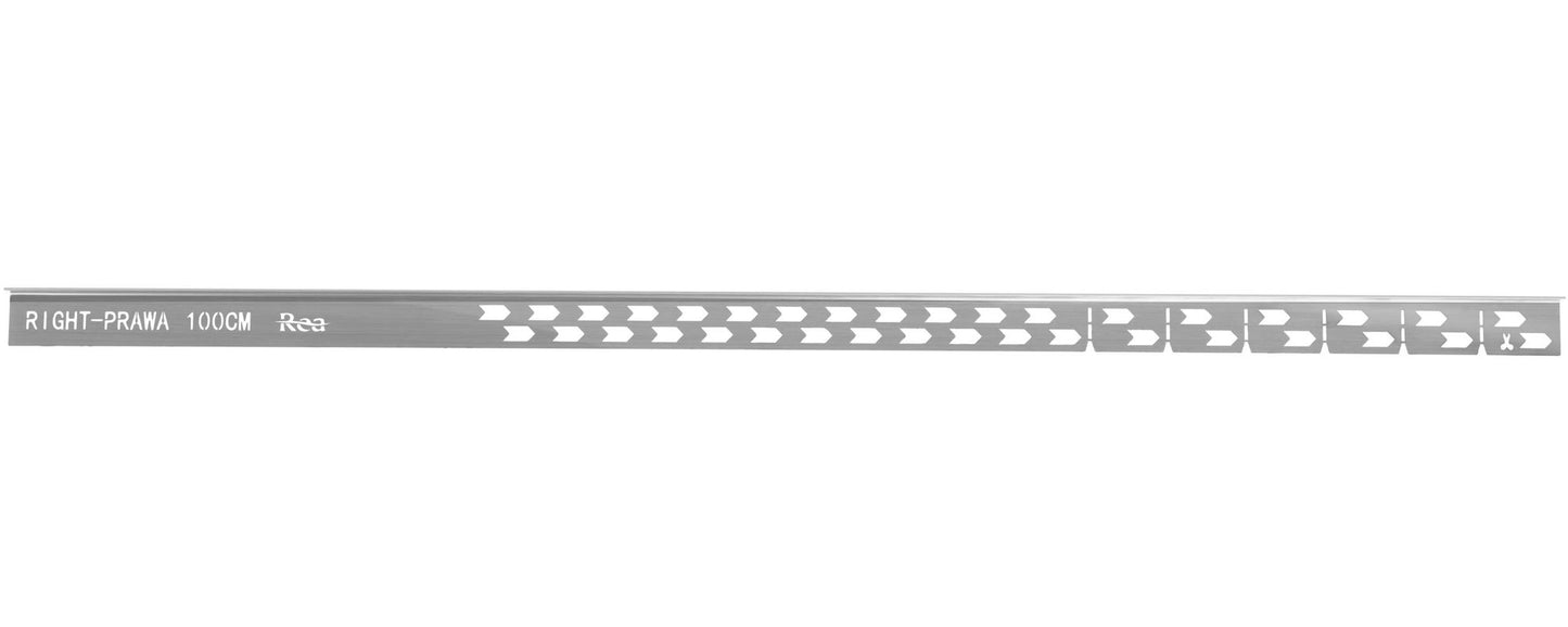 Profil de panta cadita de dus 100cm Brush nickel dreapta 4