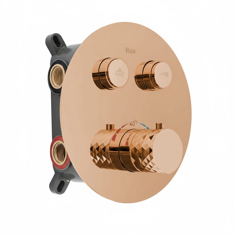 Set De Dus Incastrat Rea Lungo Diamond Copper + Box  4