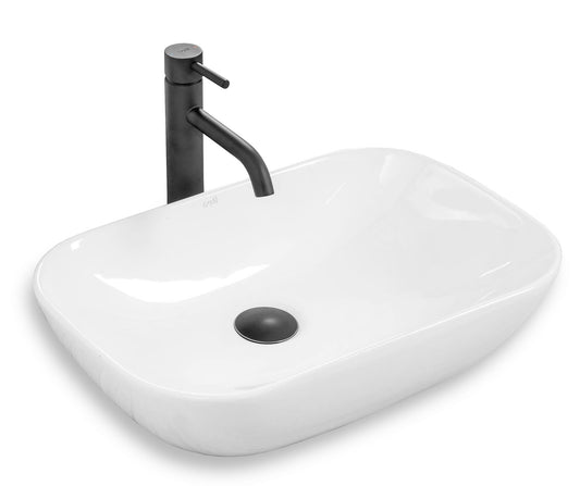 Lavoar pentru blat Rea Claudia 9447 alb 1