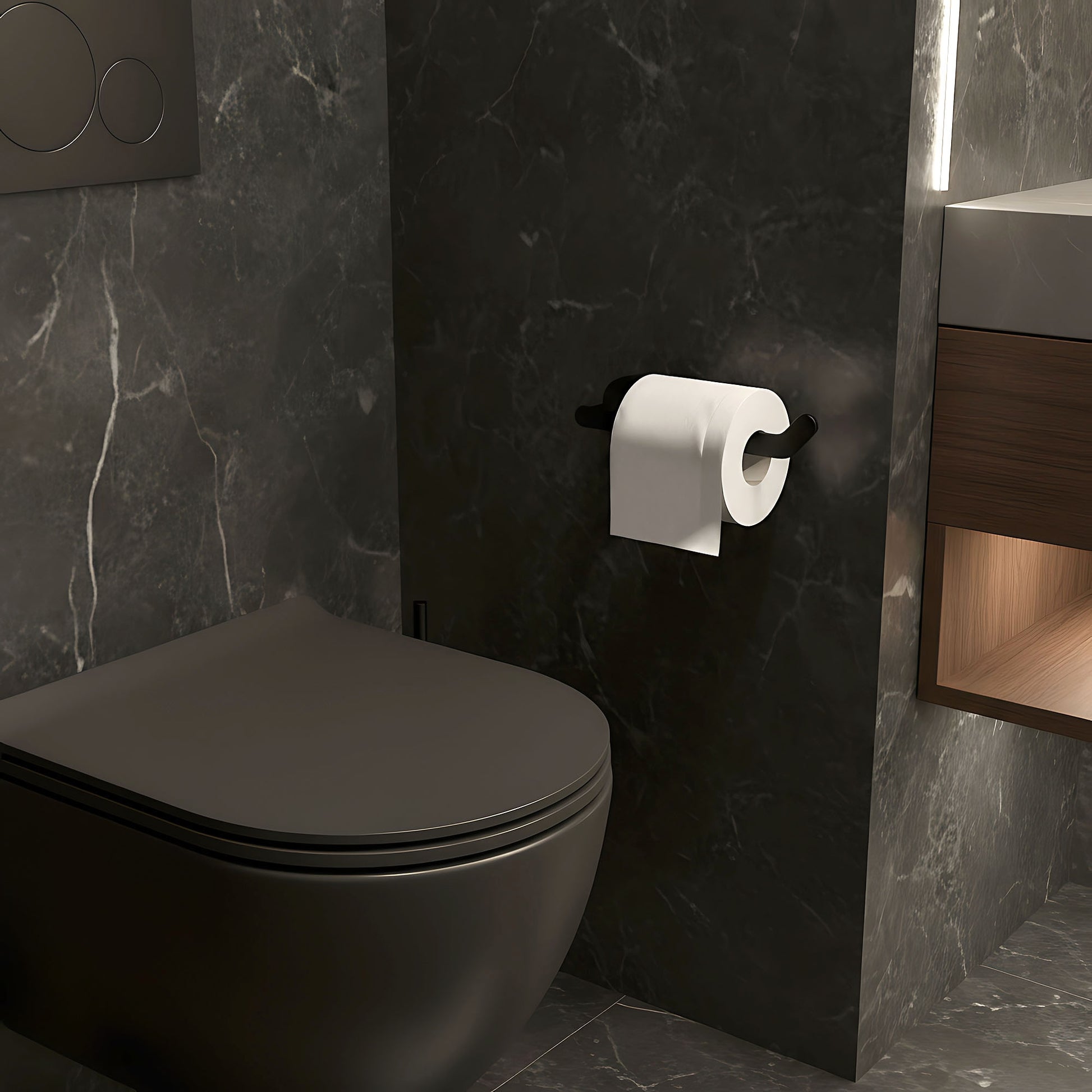 Suport Hârtie Igienică 109 Til Black  3