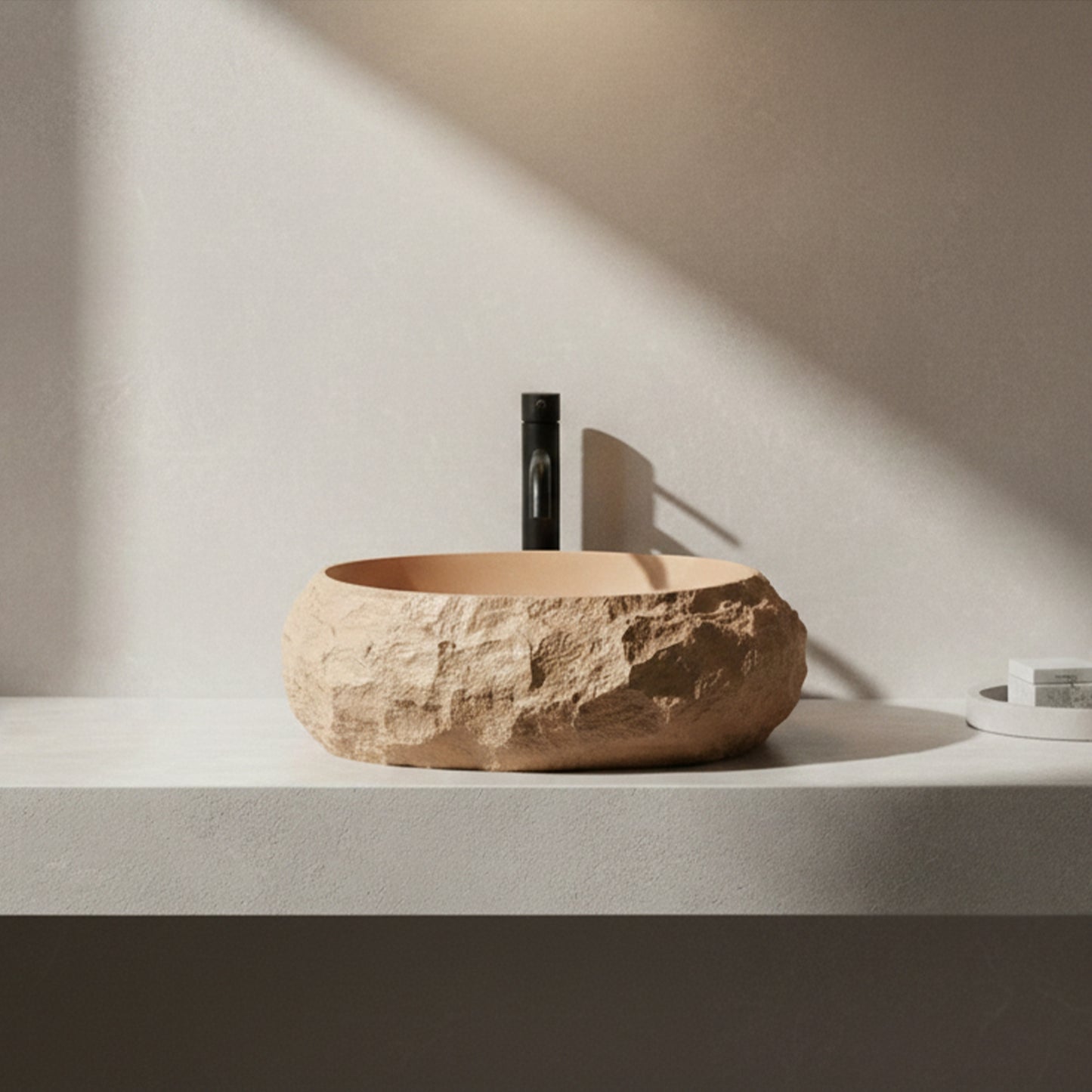 Lavoar pe blat Mika Light  Terracotta  6