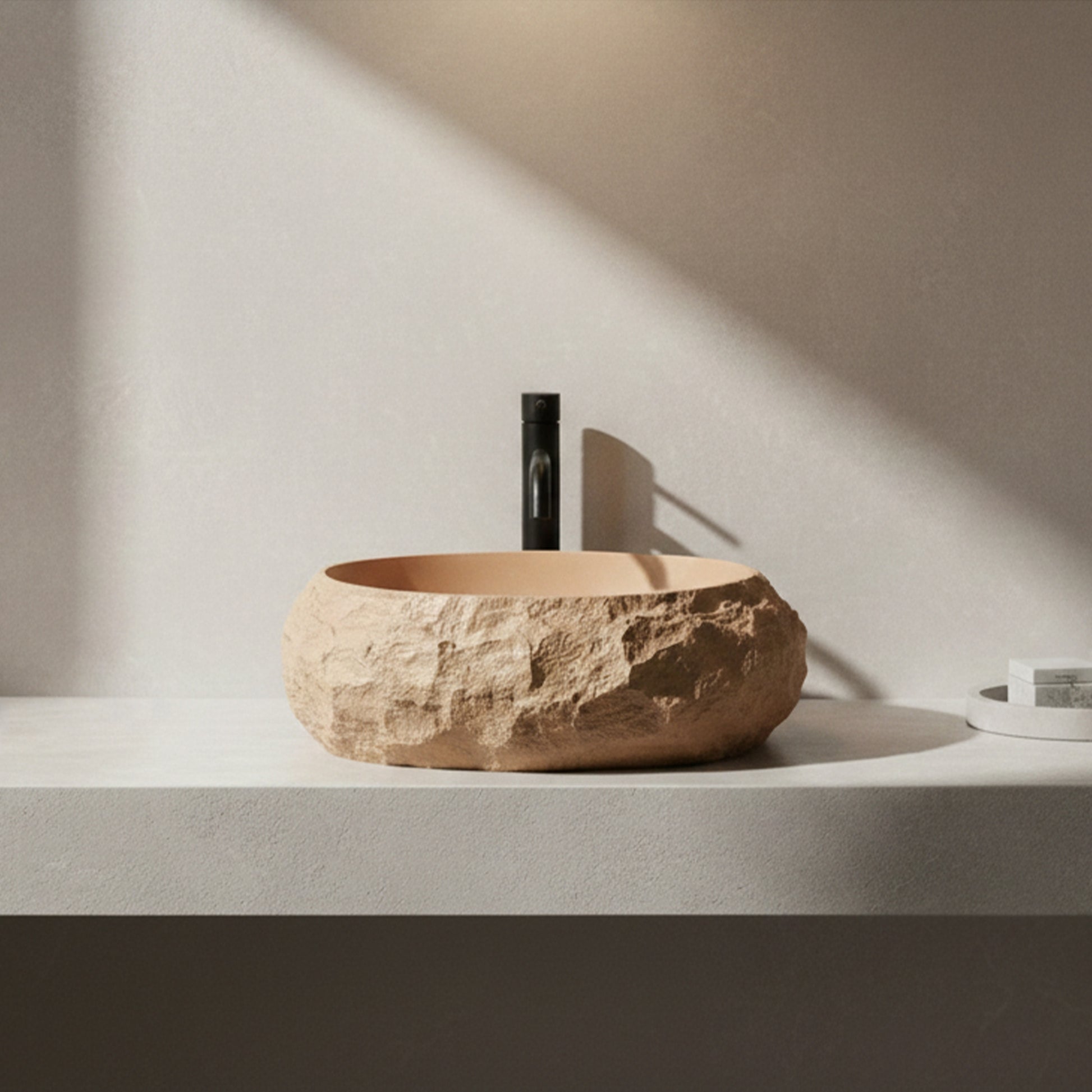 Lavoar pe blat Mika Light  Terracotta  6