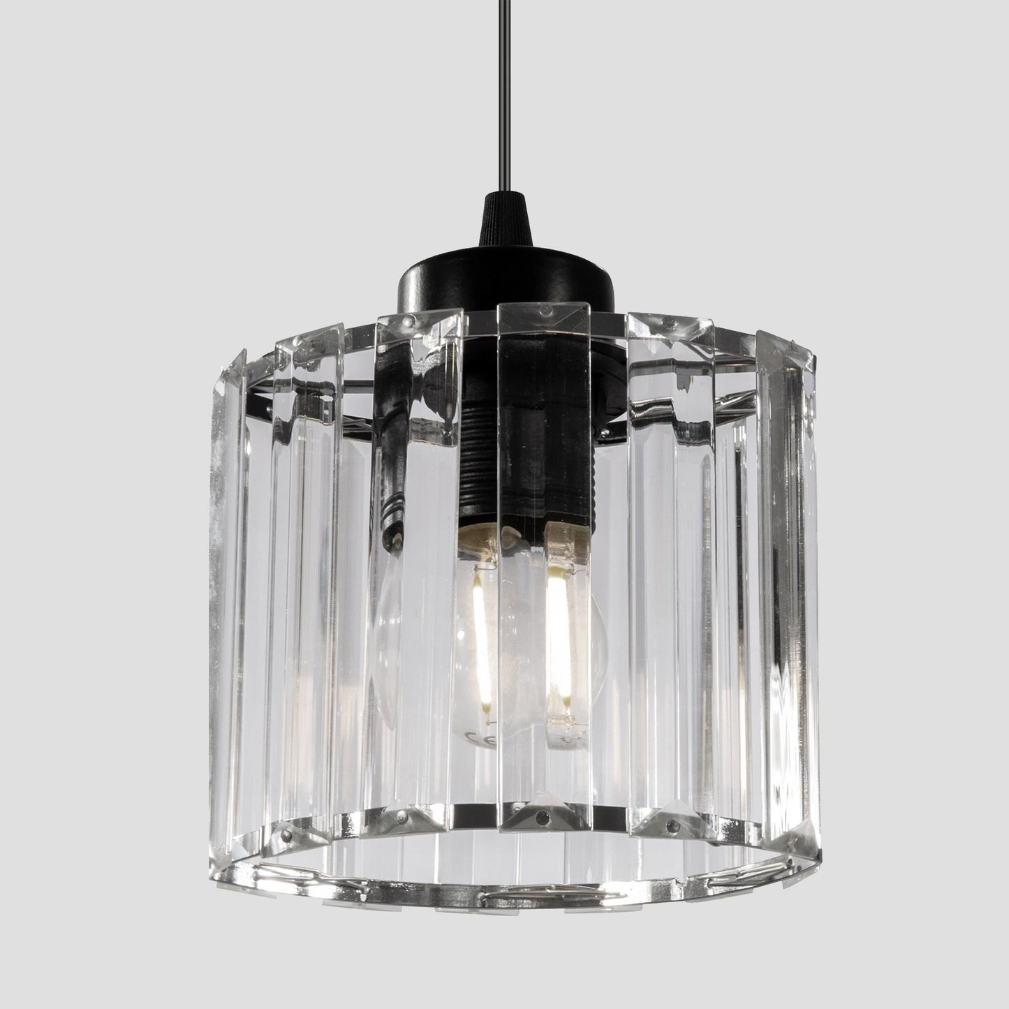 Lampă de tavan din cristal negru APP511-1CP  3