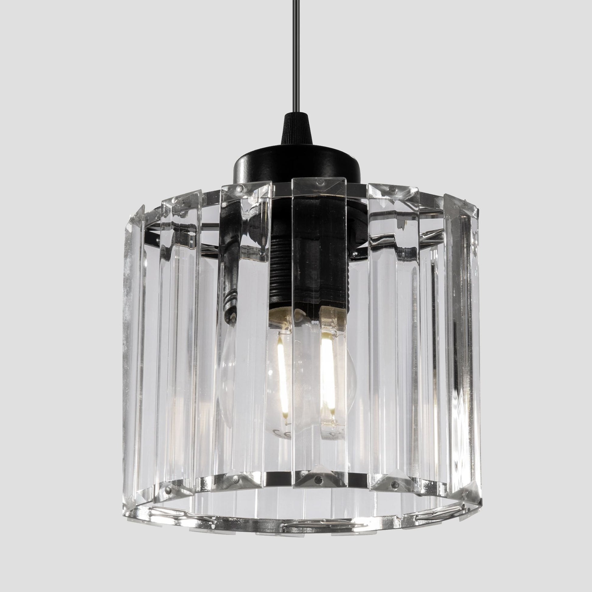 Lampă de tavan din cristal negru APP511-1CP  3