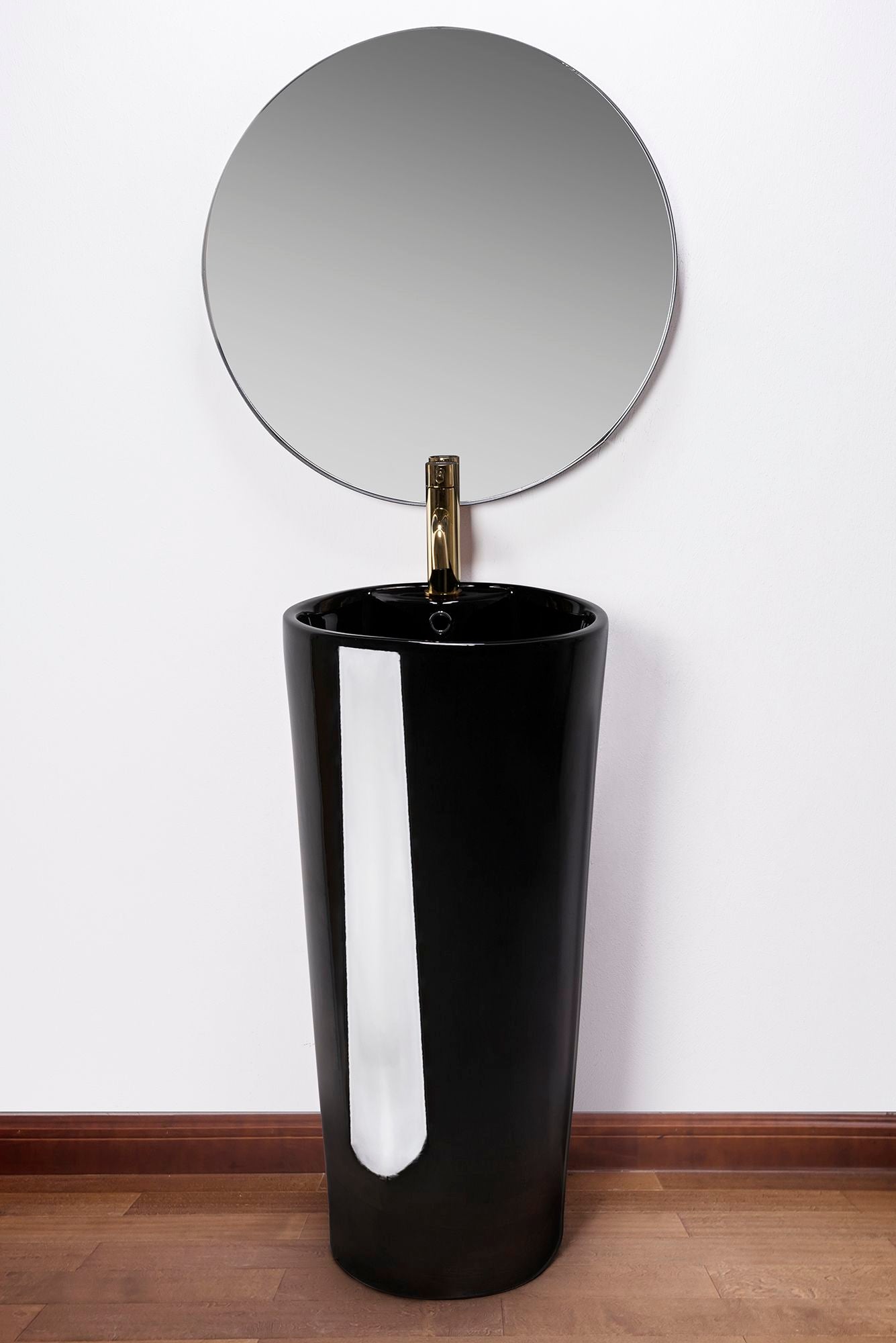 Lavoar de podea freestanding Ceramic BLANKA Negru Black 3