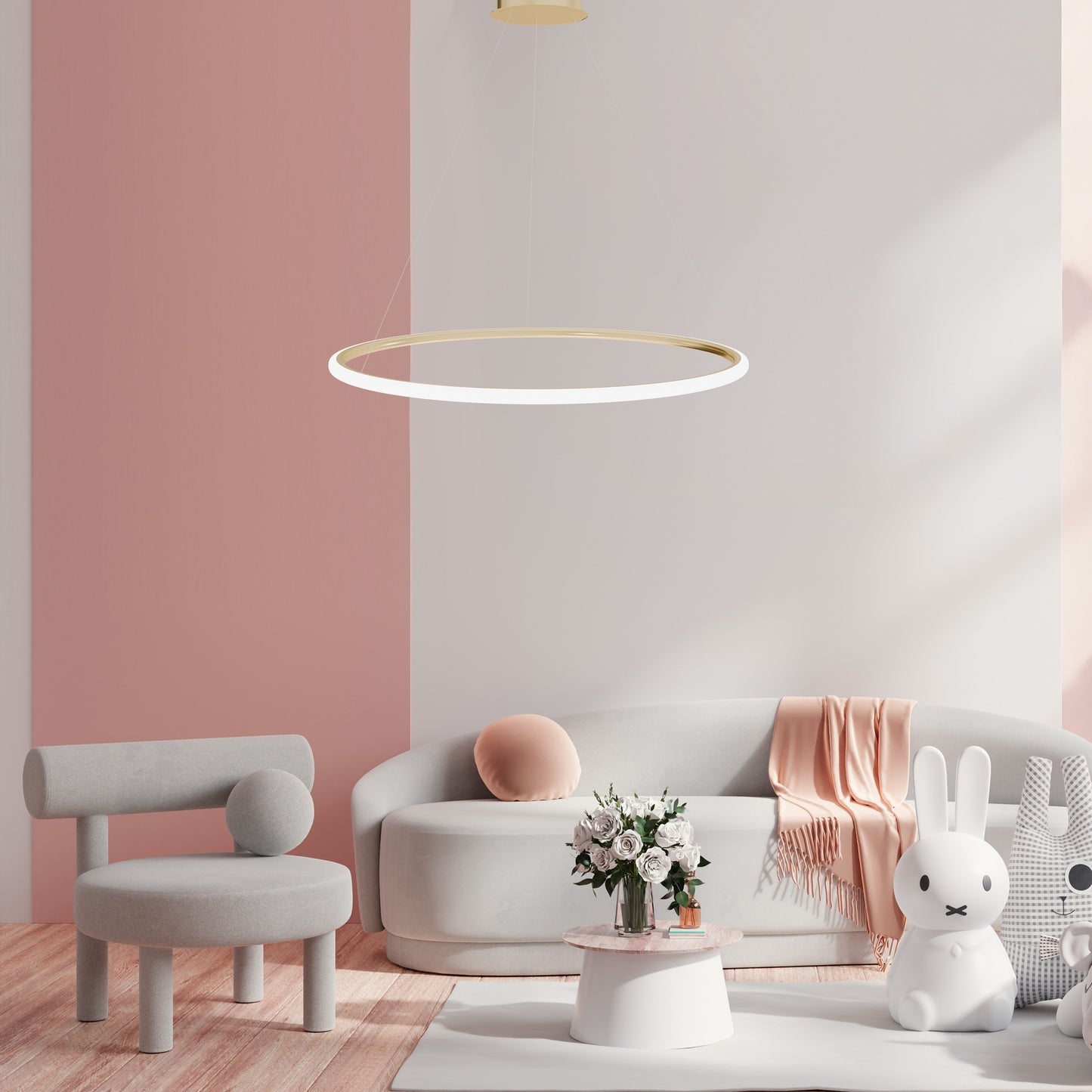 Lampă Suspendată Lhj003-cp 100 Cm Aur  3