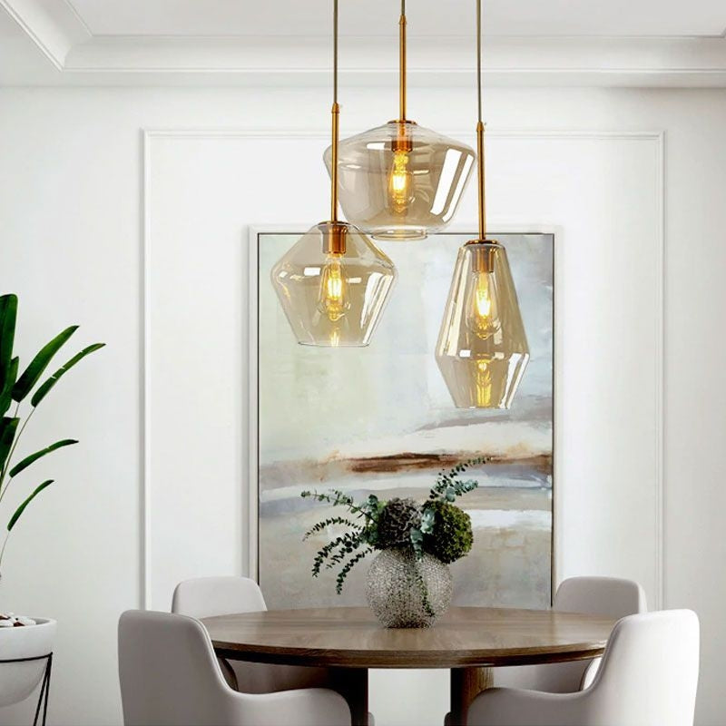 Plafoniera Din Sticlă APP439-1CP Amber  4