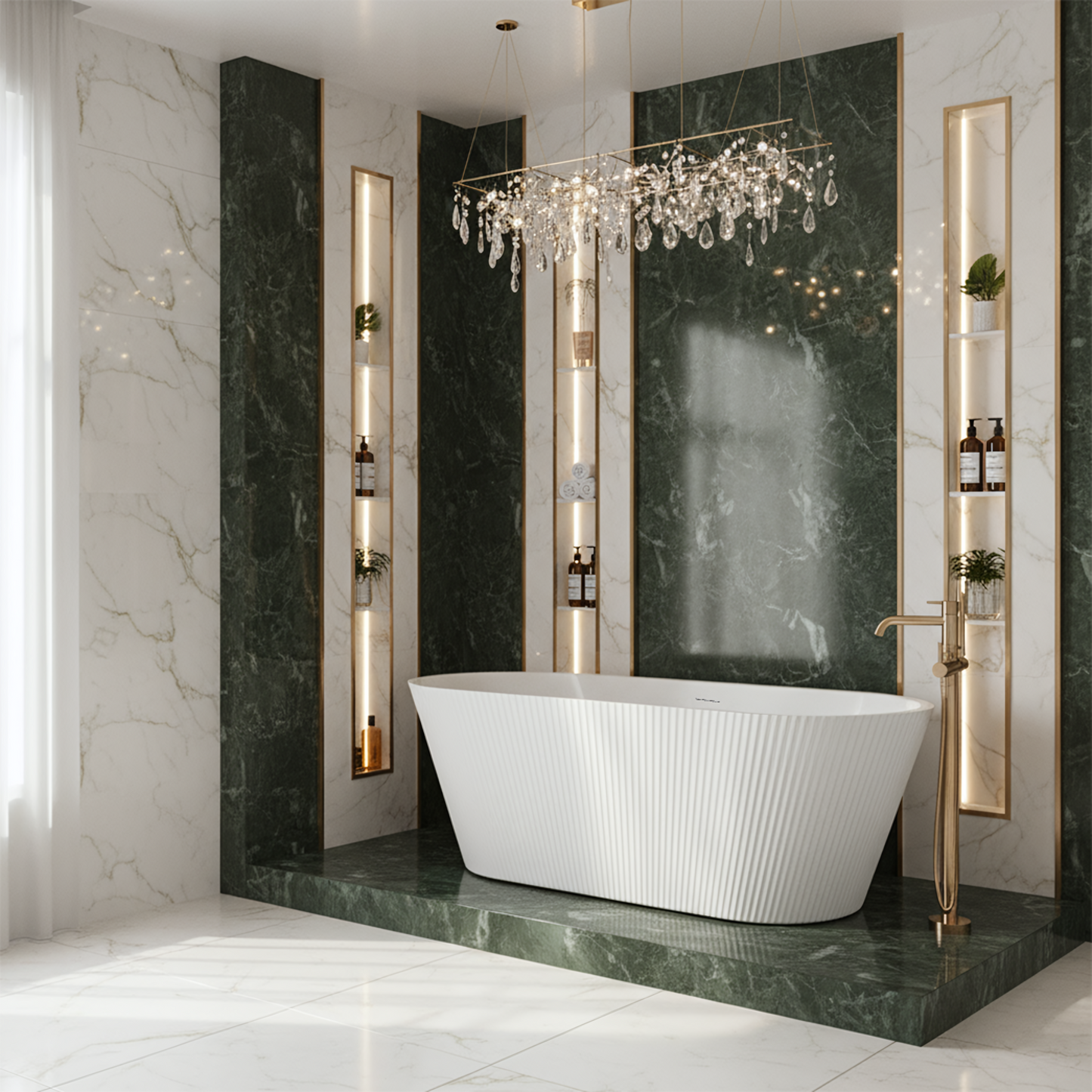 Cadă Acrilică Freestanding Ofelia 170  1