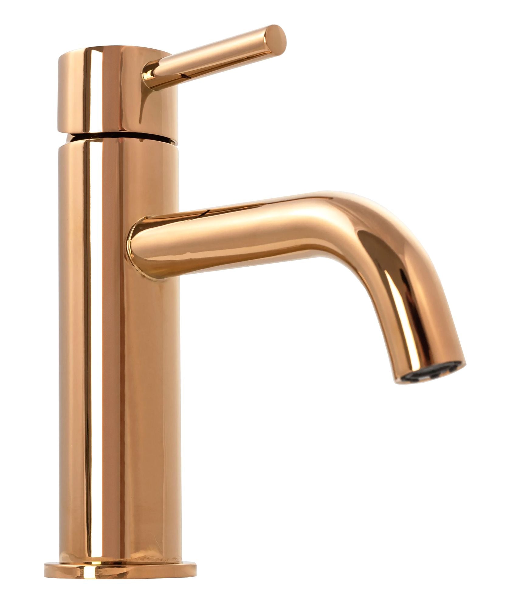 Baterie pentru lavoar Rea Lungo ROSE Gold roz Auriu Low  4