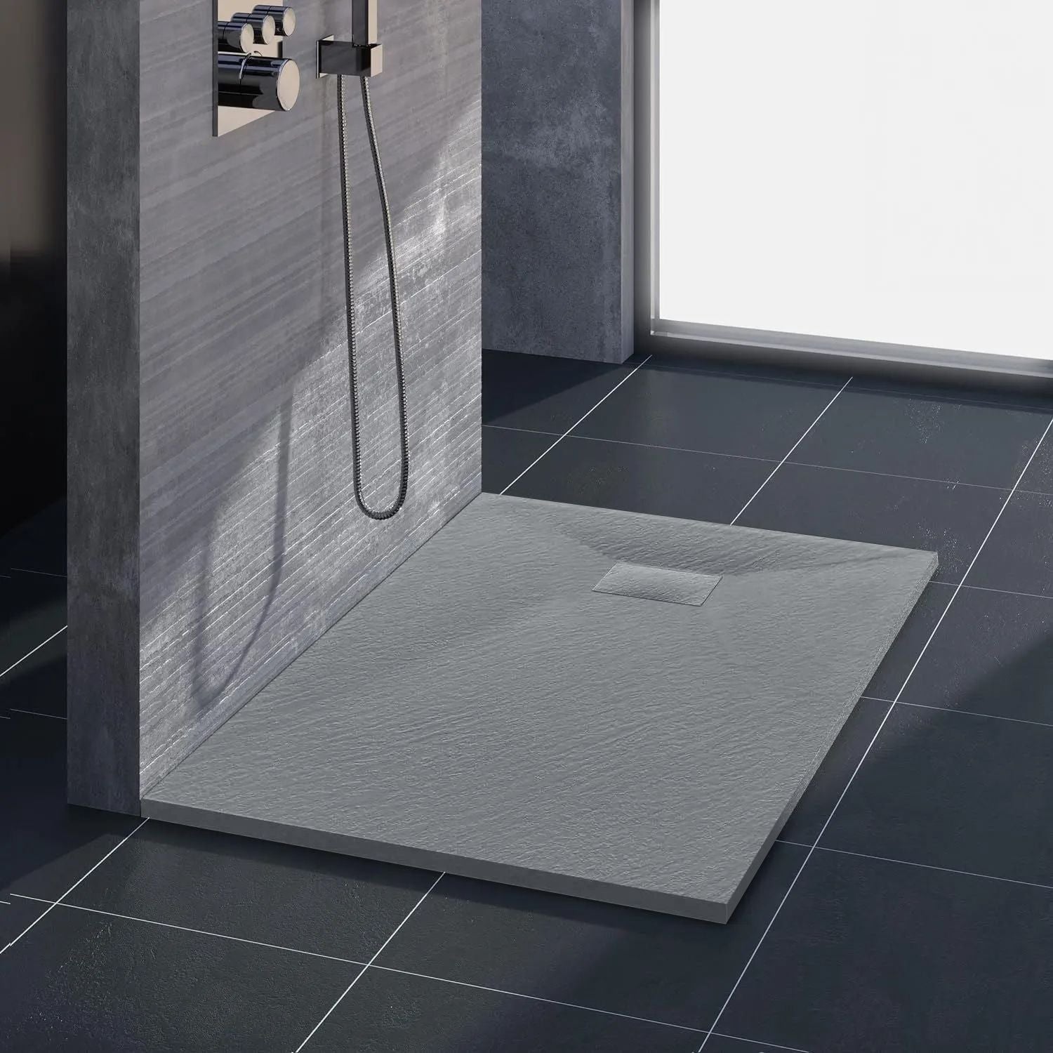 Cada de duș Magnum Grey 120x90  3