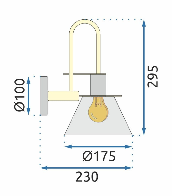 Lampa De Perete APP1602-1W Black  7