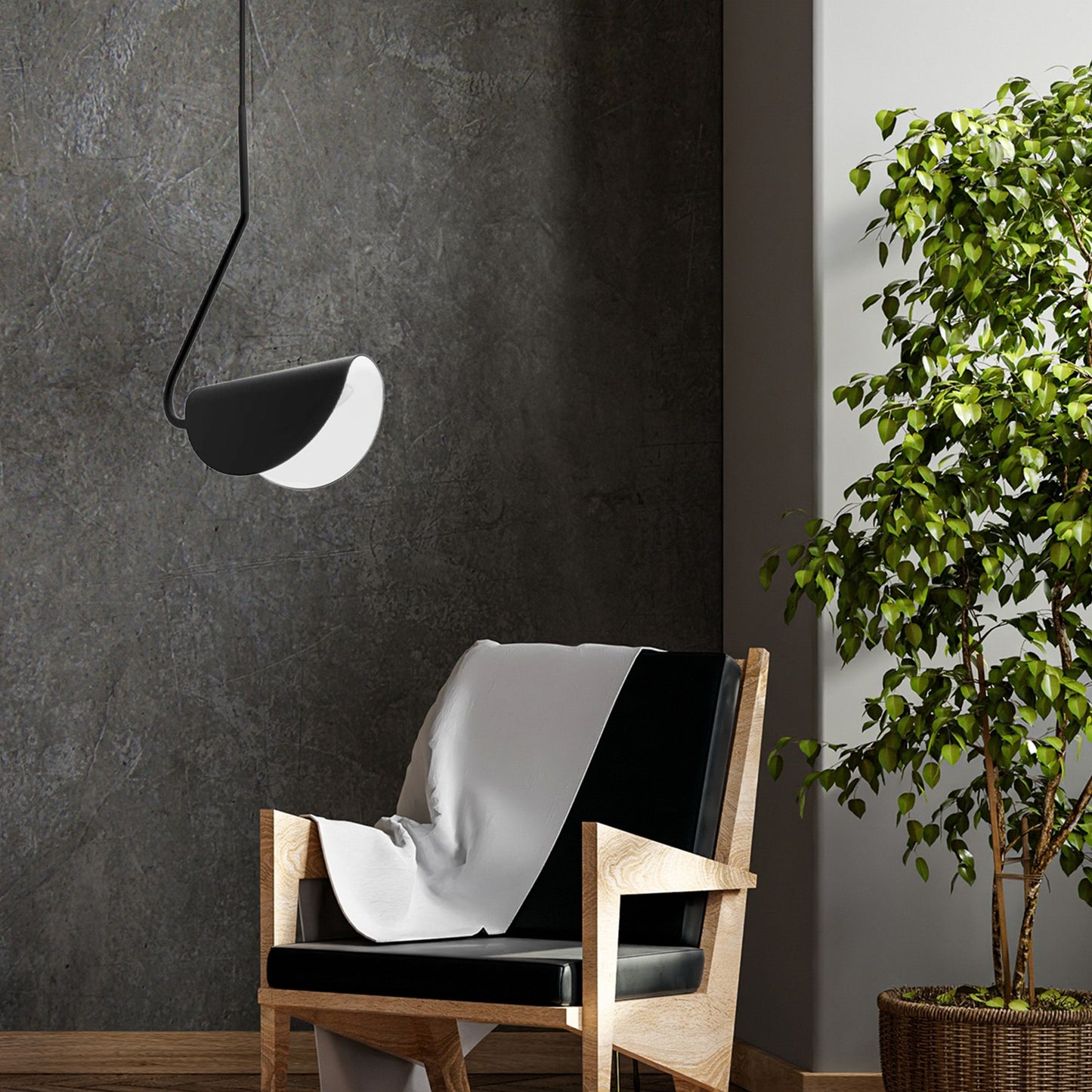 Lampă de tavan APP1263-1CP BLACK  2