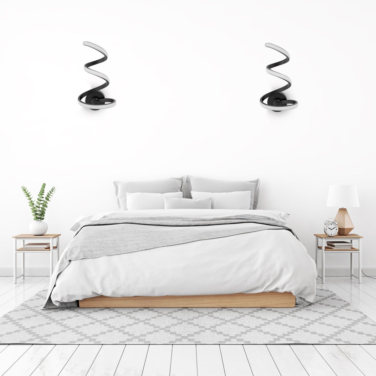 LAMPĂ LED SPRING UP APP829-W BLACK MATT  6