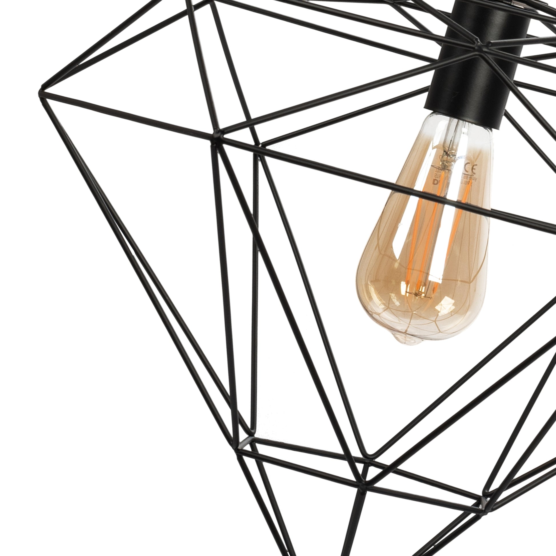 Lampă De Culoare Diamant Metal Loft Black APP563-1CP  4