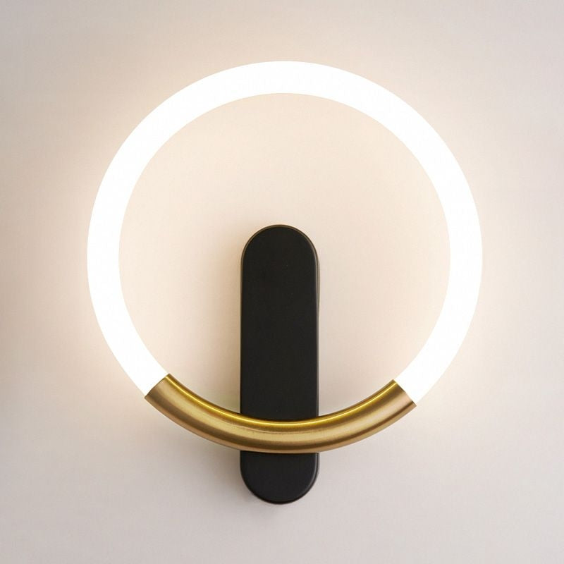 Aplică De Perete Led Lhj068-w C Brush Gold/black  7