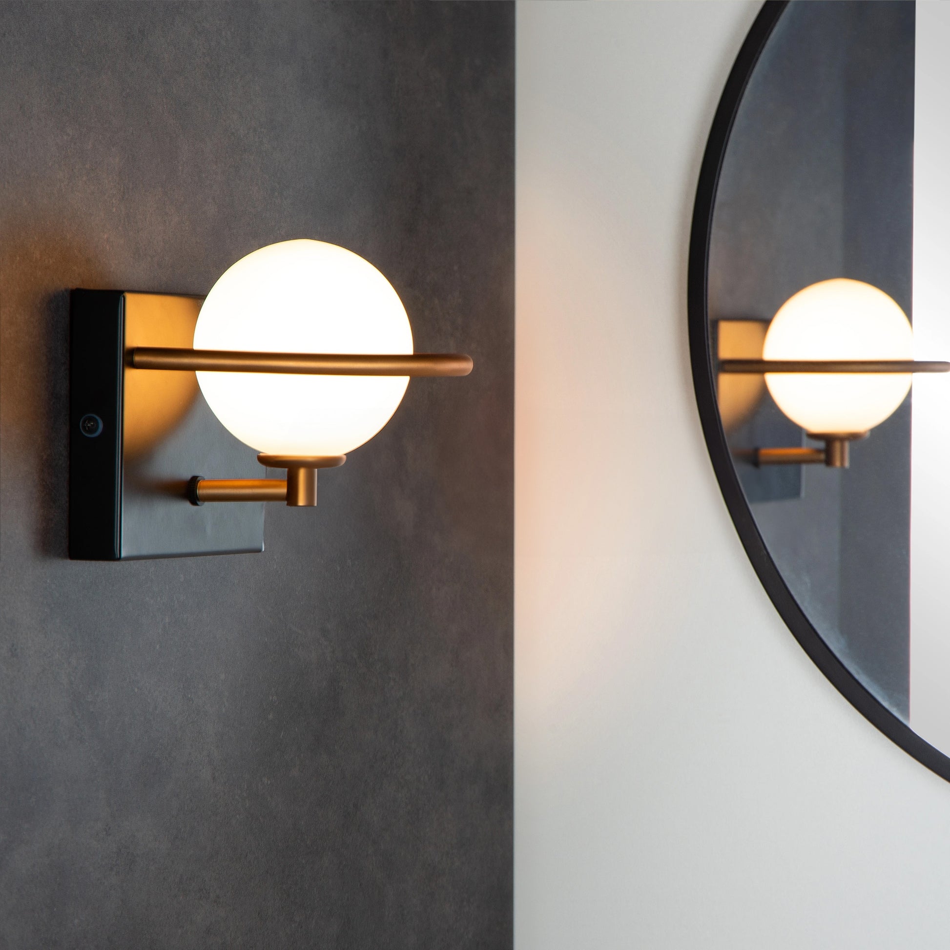 Lampa De Perete APP1300-1W Black Gold  2