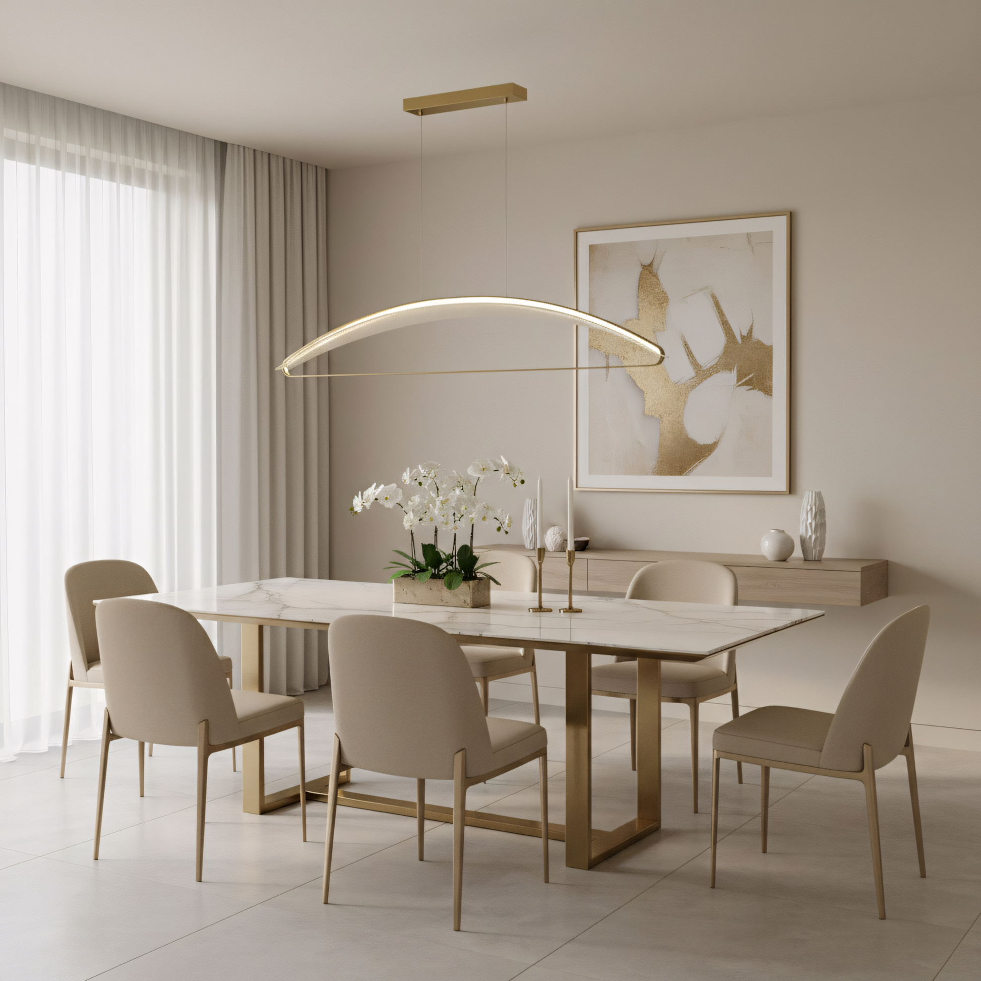 Lampă Suspendată G124-cp Gold  4