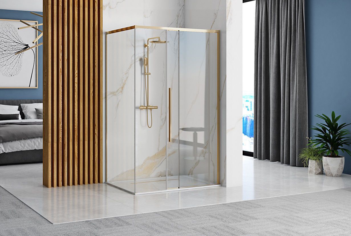 Cabina de dus SOLAR GOLD 90x90 cm fara cadita 5