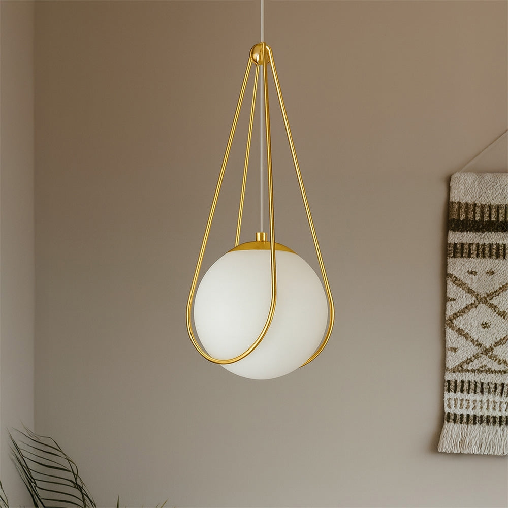 Lampă Suspendată APP1793-1CP 20cm Gold  5