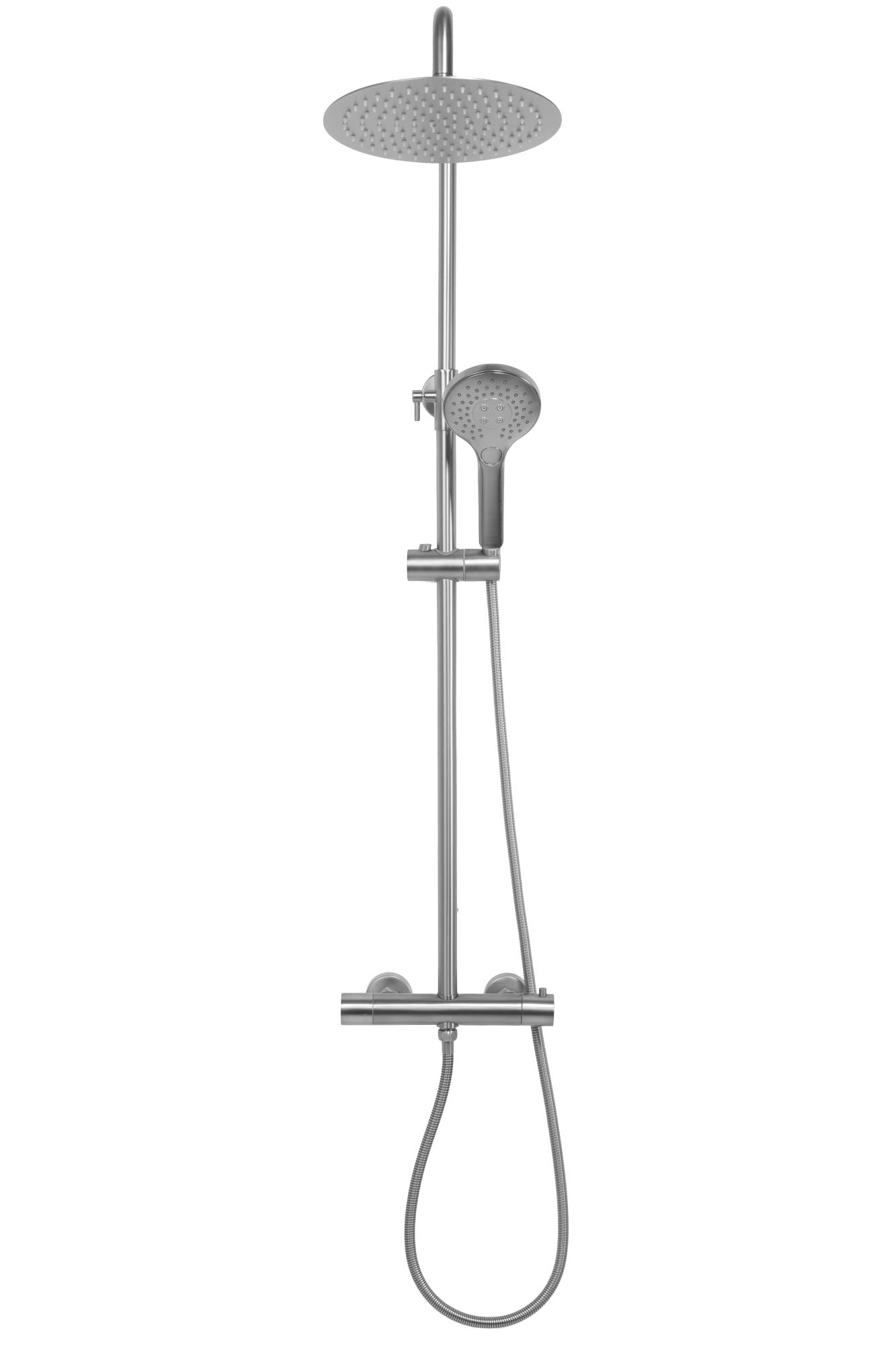 Coloana de dus cu termostat REA VINCENT NICKEL BRUSH INOX  4