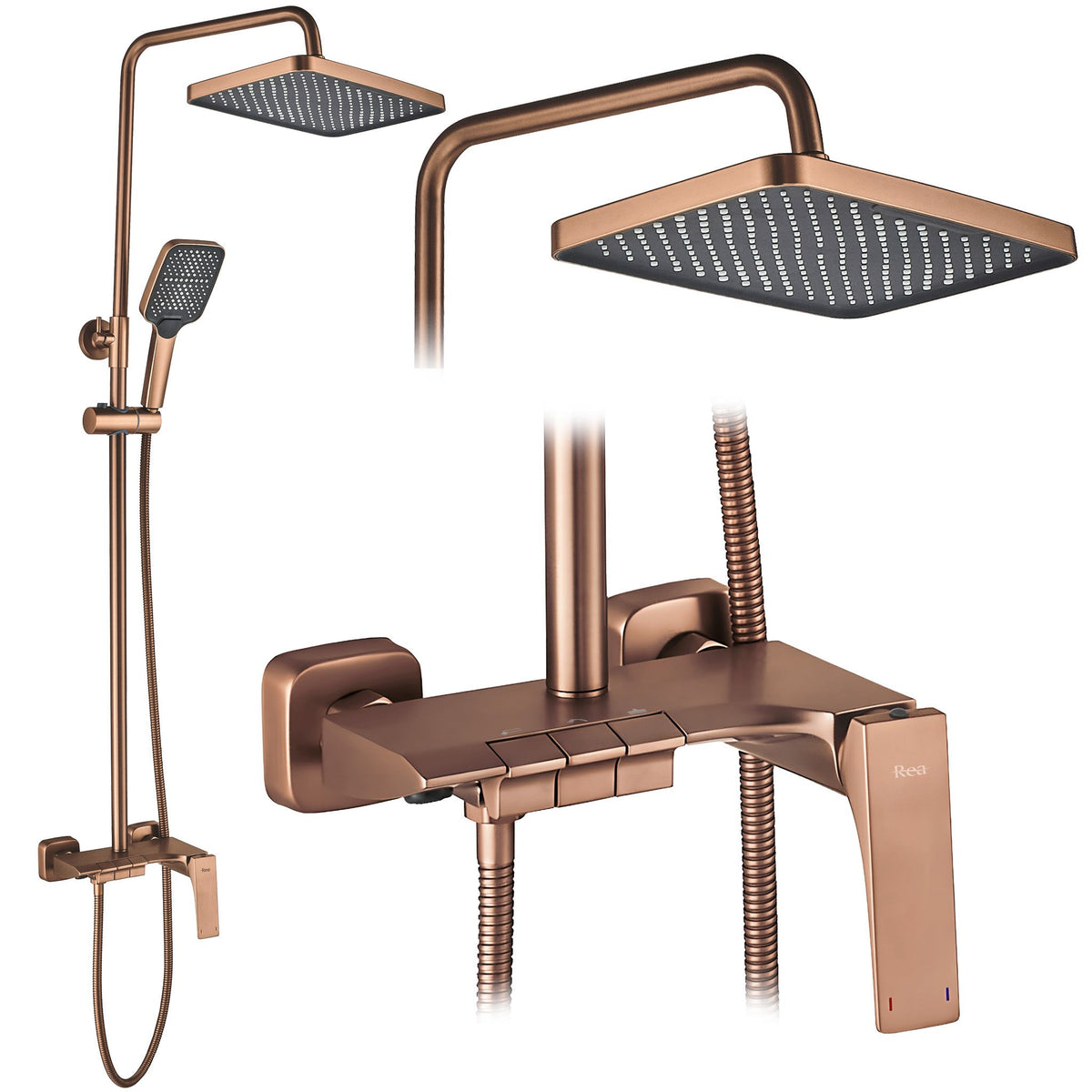 Set Dus PREMIUM REA JOE Brush Copper 9