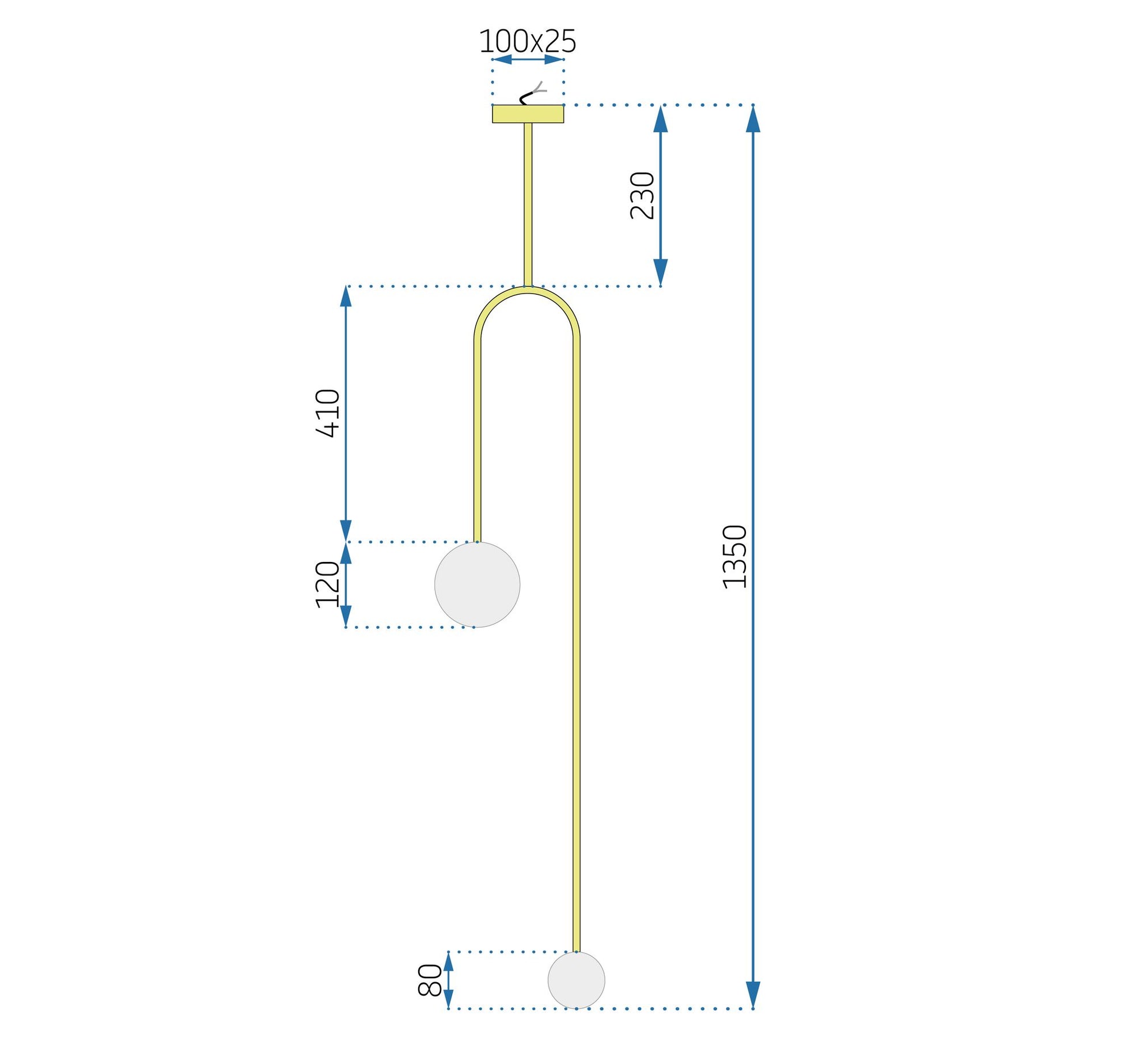 Lampa Gold APP964-2CP 9