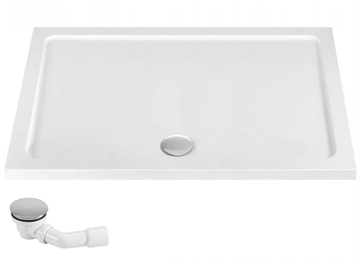 Cabină de duș Rea City 80x100 cm Brush Gold cu cadita Savoy black 9