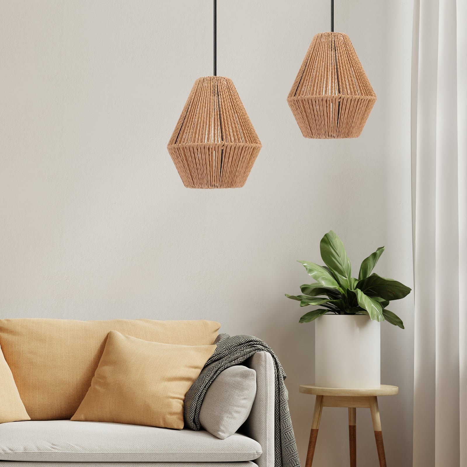 Lampă suspendată APP1150-1W WOOD  5
