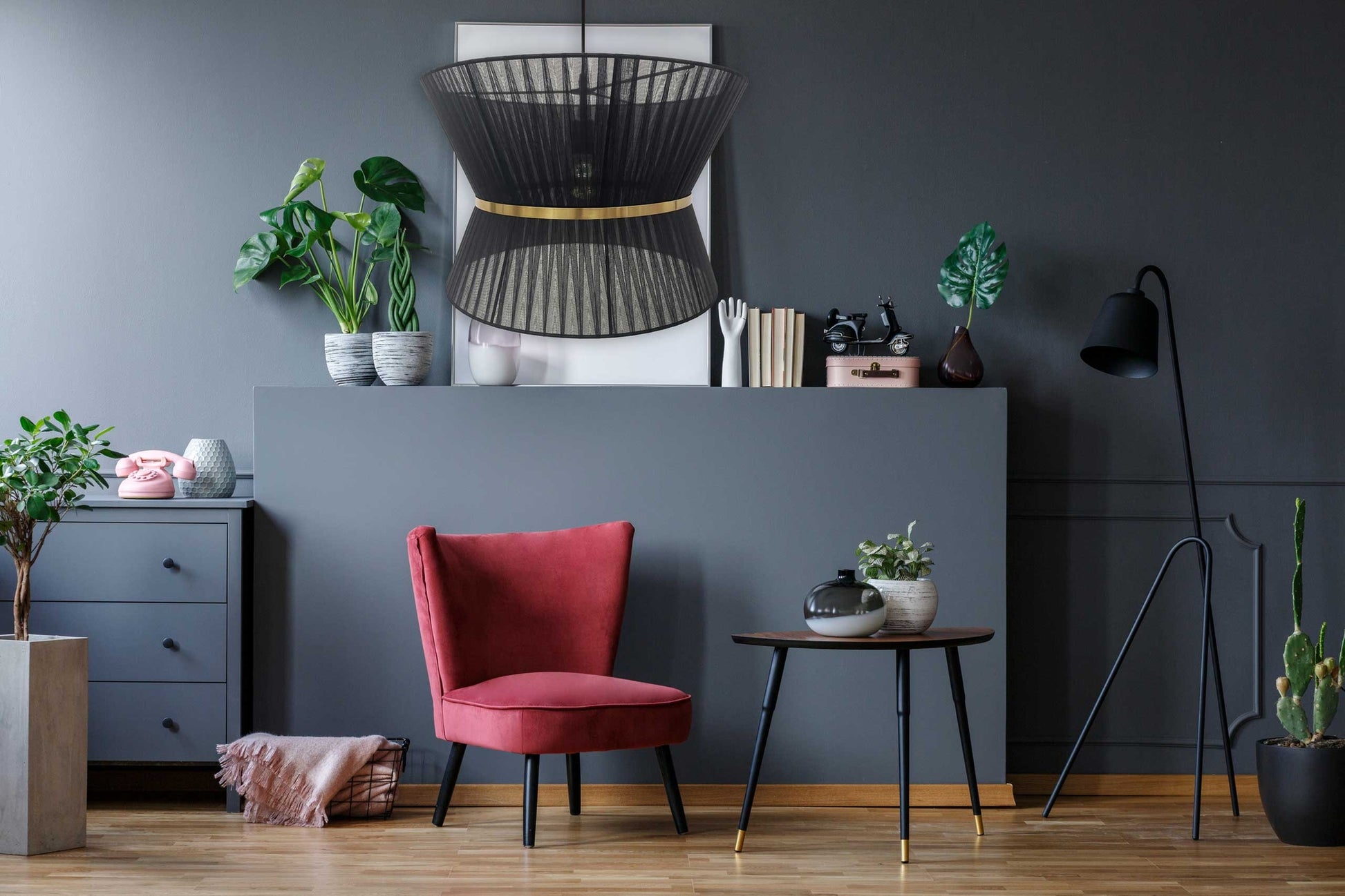 Lampă Suspendată APP1503-1CP Black  4