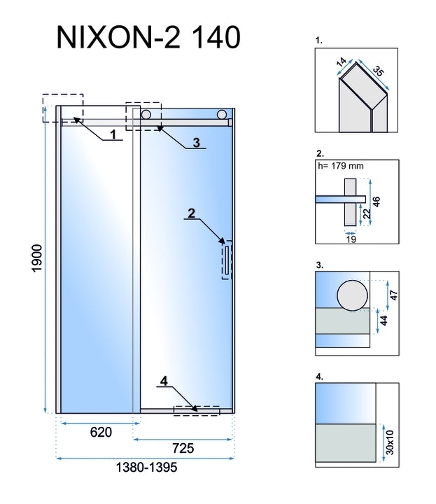 Usa Pentru Dus Rea Nixon-2 140 stanga 9