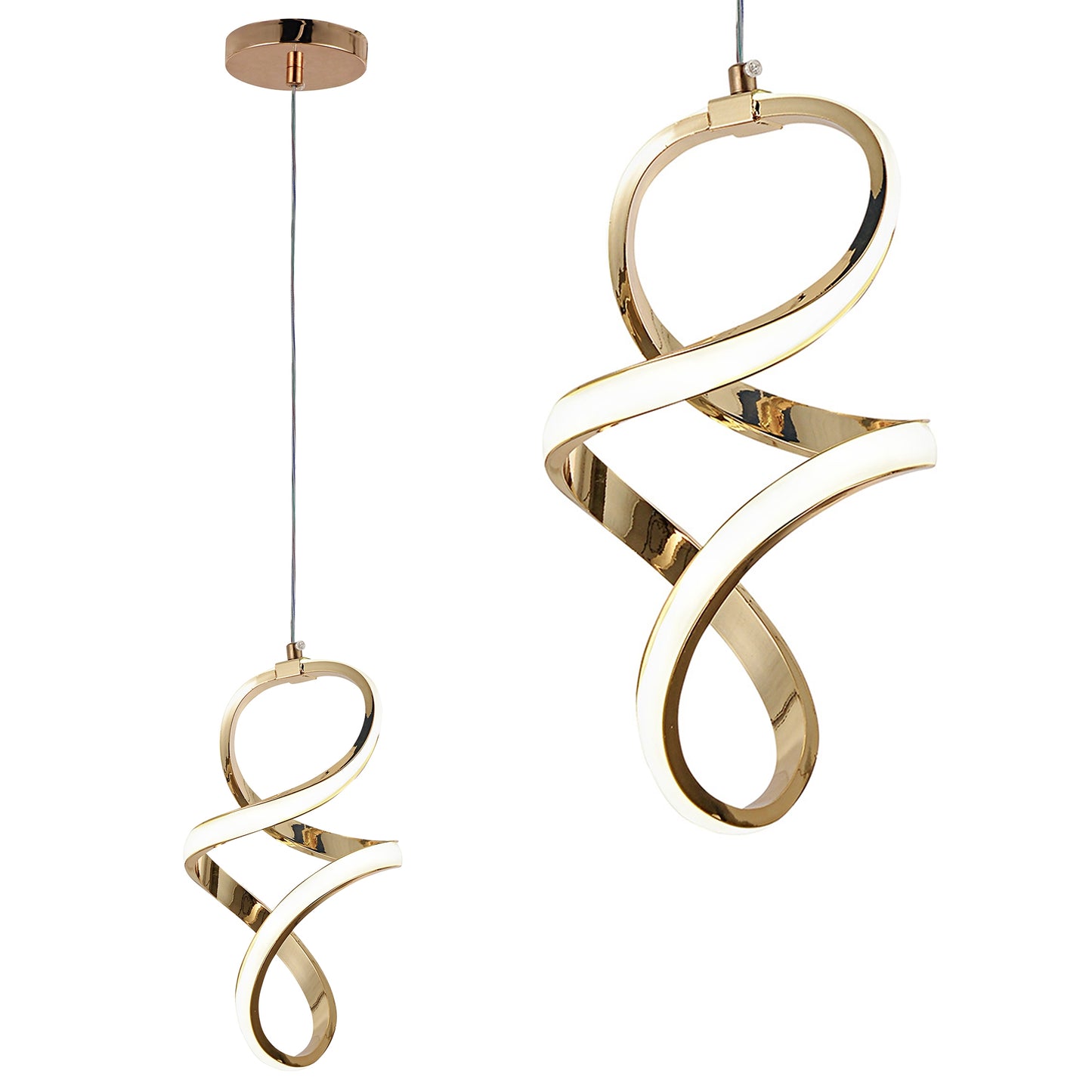 Lampă Suspendată Led G074-1cp Gold  1