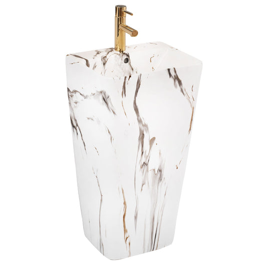 Lavoar de sine stătător REA ceramic de podea ARIS  1